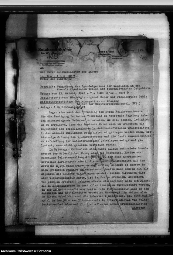 Obraz 7 z jednostki "Erwerb der beschlagnahmten Grundstücke und Gebäude"