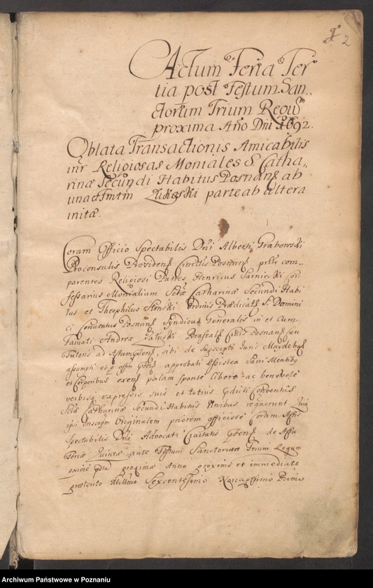 Obraz 4 z jednostki "Acta officii et iudicii consularis civitatis Posnaniae."