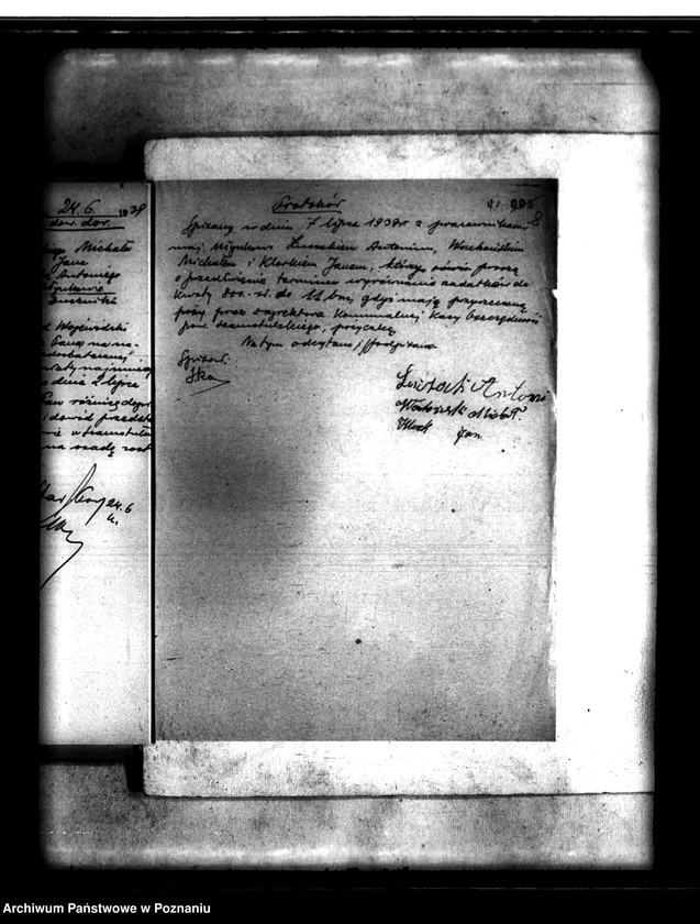 image.from.unit.number "Orzeczenie wojewody poznańskiego, zatwierdzenie projektu parcelacji majątku Młynkowo powiatu szamotulskiego"