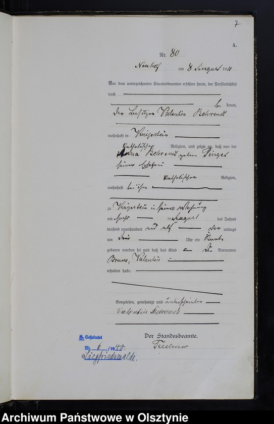 image.from.unit.number "Geburts -Neben-Register Nr 74 -133"