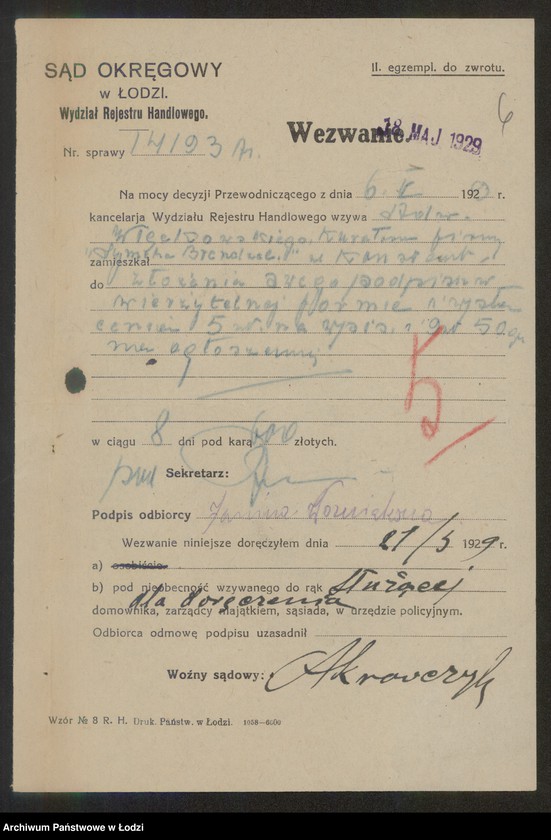 Obraz 8 z jednostki "Simcha Ber Brendzel- drobna sprzedaż konfekcji"