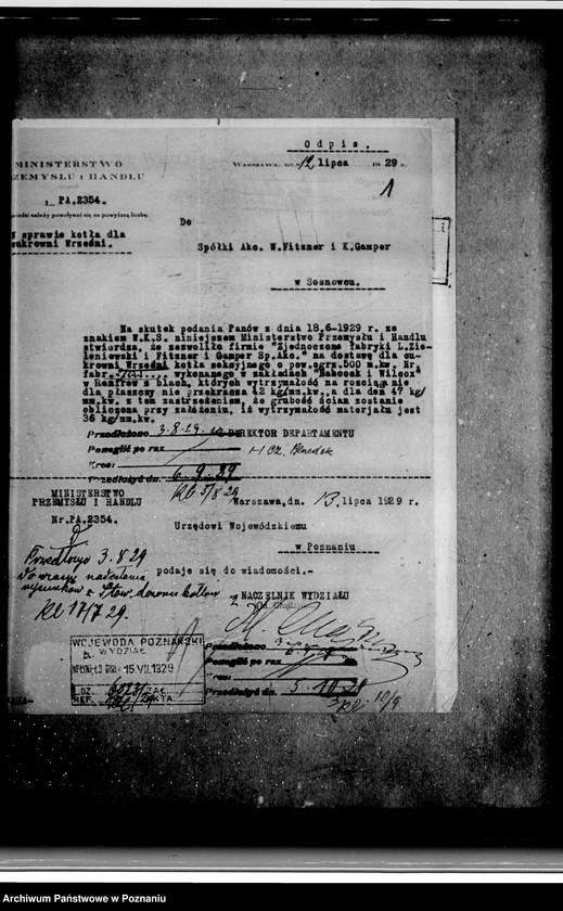 Obraz 5 z jednostki "Cukrownia we Wrześni nr woj. 6375"