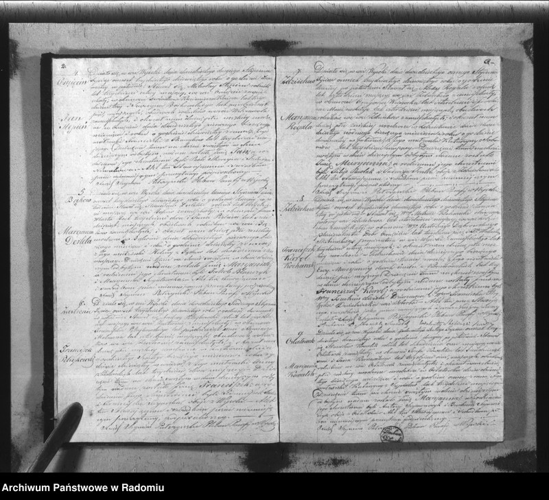 image.from.unit.number "Książka Duplikat Akt Cywilno - Religijnych Parafij Wysoka w powiecie Szydłowieckim Obwodzie Opoczyńskim Gubernij Sandomierskiej na rok 1839 sporządzona"