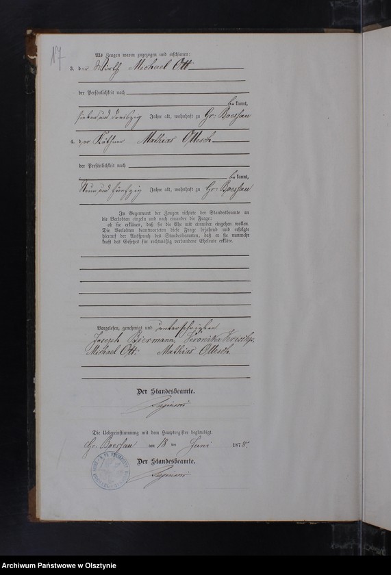 image.from.unit.number "Heiraths-Neben Register Nr 1 - 22"