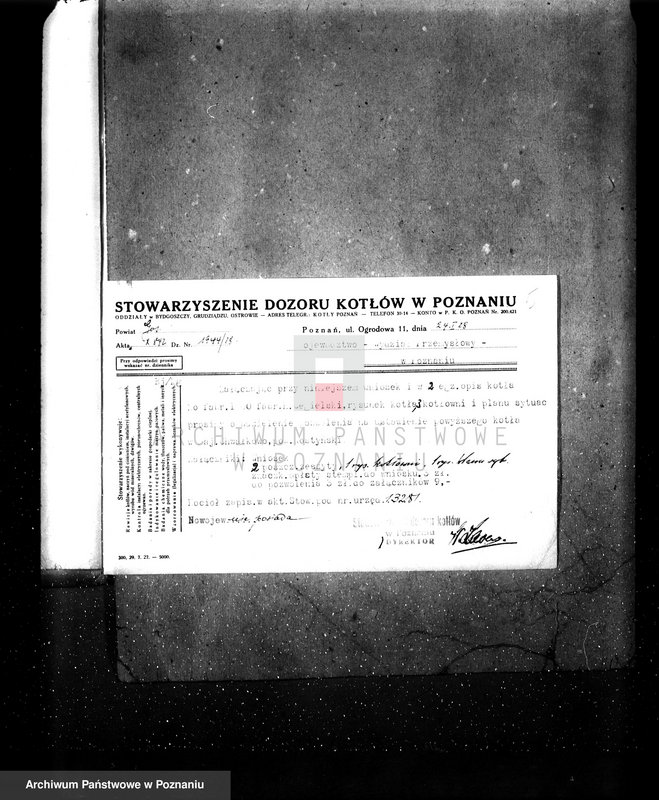 Obraz 9 z jednostki "Majętność Chwałkowo pow. Gostyński nr woj. kotła 6072"