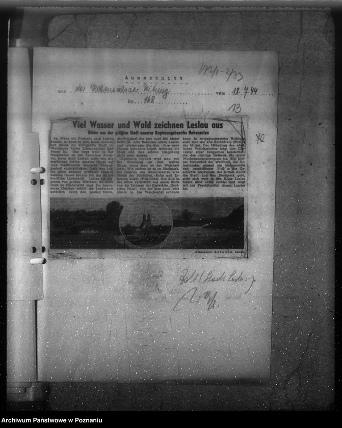 Obraz 17 z jednostki "Wycinki prasowe dotyczące Kraju Warty"