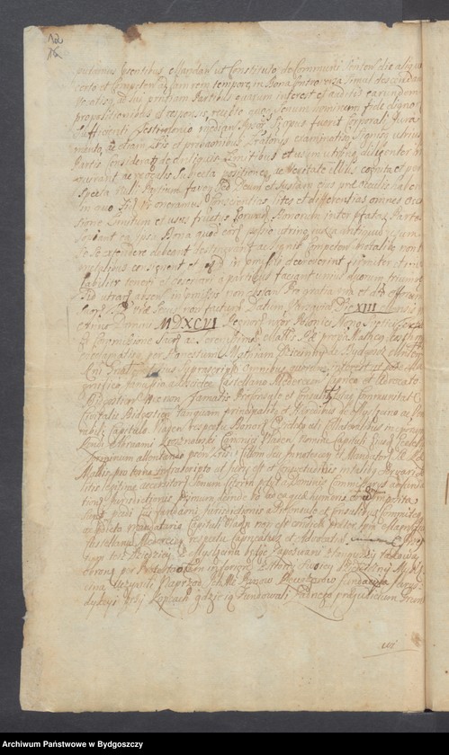 image.from.unit.number "Documente der Stadt Bromberg zum Prozess der Kämmerei gegen das Forstamt Bromberg wegen des Waldes bei Vorwerk Bocianowo. Odpisy dokumentów,"