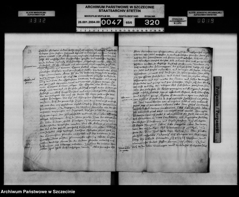 Obraz 20 z jednostki "Karsten v. Köller S.A. zu Kantreck / Katherina geb. V. Paulsdorf, Witwe Eggerts v. Kleist zu Kantrack, dann Gattin Joachims v. Kleist zu Nemrin: Herausgabe dr zu Kantreck gehörigen Urkunden, Siegel, Register, Wafen u.a. Vol.I."