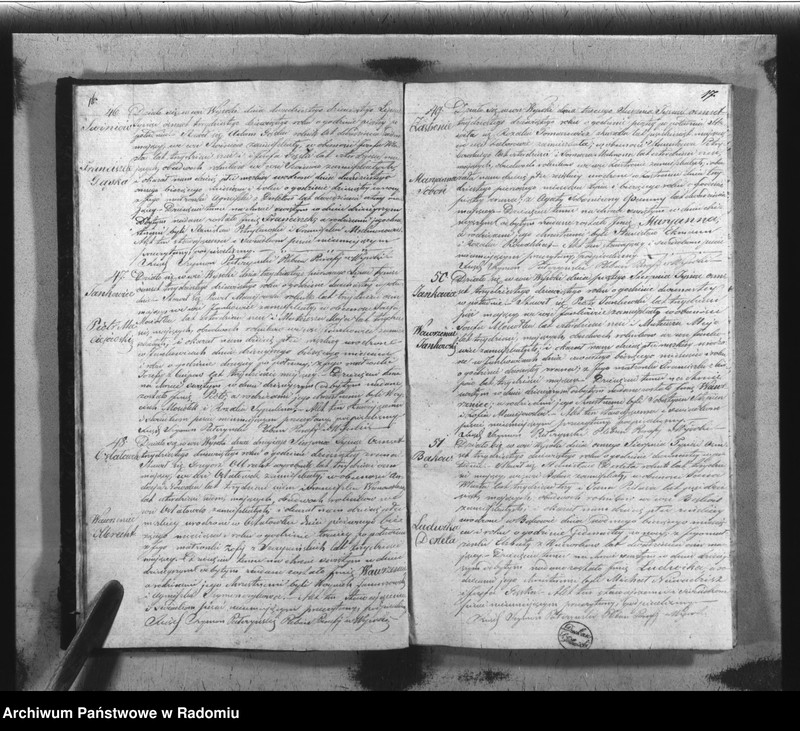 image.from.unit.number "Książka Duplikat Akt Cywilno - Religijnych Parafij Wysoka w powiecie Szydłowieckim Obwodzie Opoczyńskim Gubernij Sandomierskiej na rok 1839 sporządzona"