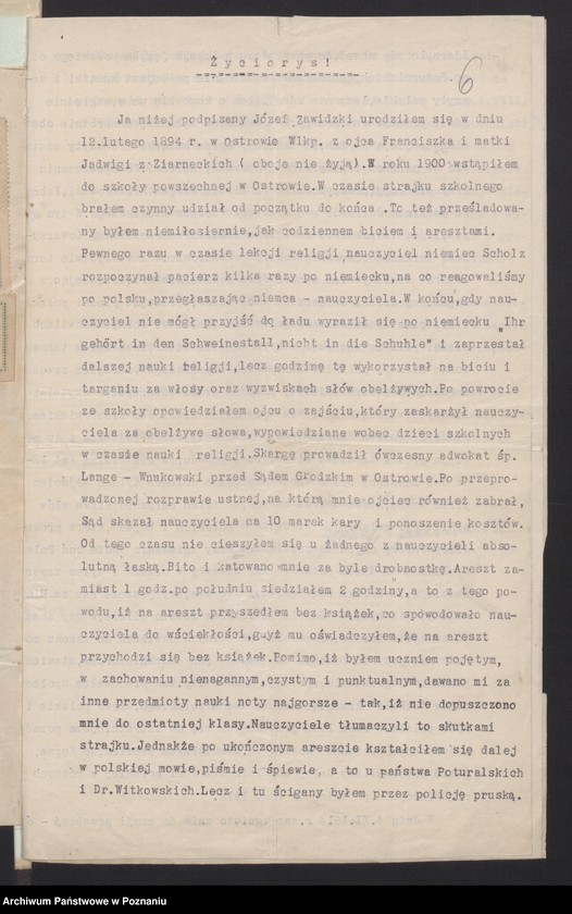 Obraz 9 z jednostki "Lista członków Związku Powstańców Wielkopolskich przesłane przez hitlerowców S.D. - Toruń do S.D. - Leitabschnitt - Poznań."