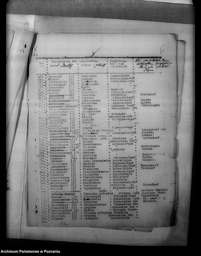 Obraz 11 z jednostki "Ortsnamenverzeichnis des Kreises Hohensalza"