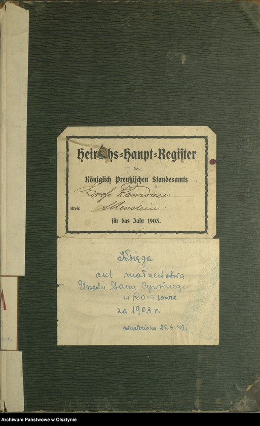 image.from.unit.number "Heiraths-Haupt-Register Nr 1 - 20"