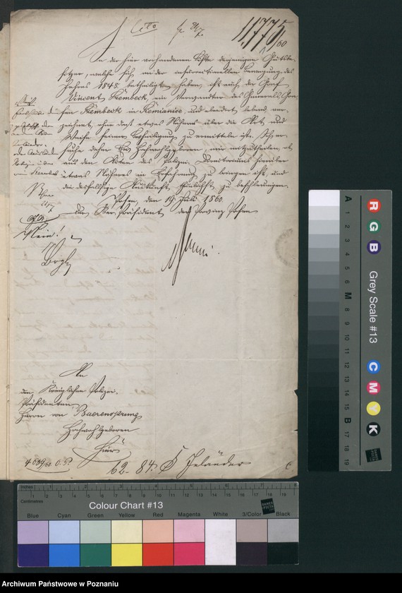 Obraz 4 z jednostki "A. betr. den Graf Vinzent Szembeck"