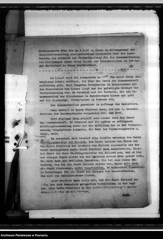 Obraz 7 z jednostki "Zweckverband "Gaubahnen Wartheland" Band I"