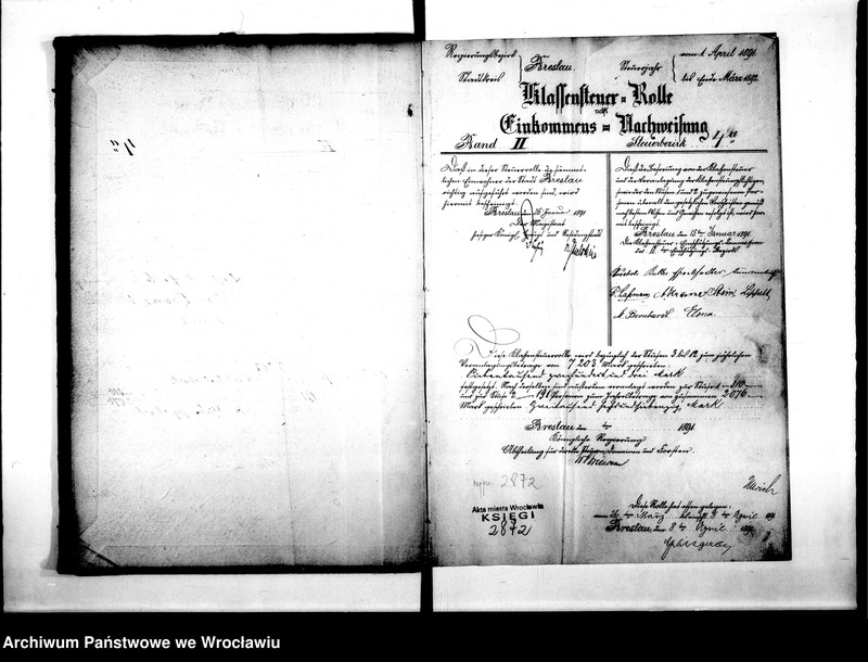 image.from.unit.number "Klassensteuerolle nebst Einkommens Nachweisung"