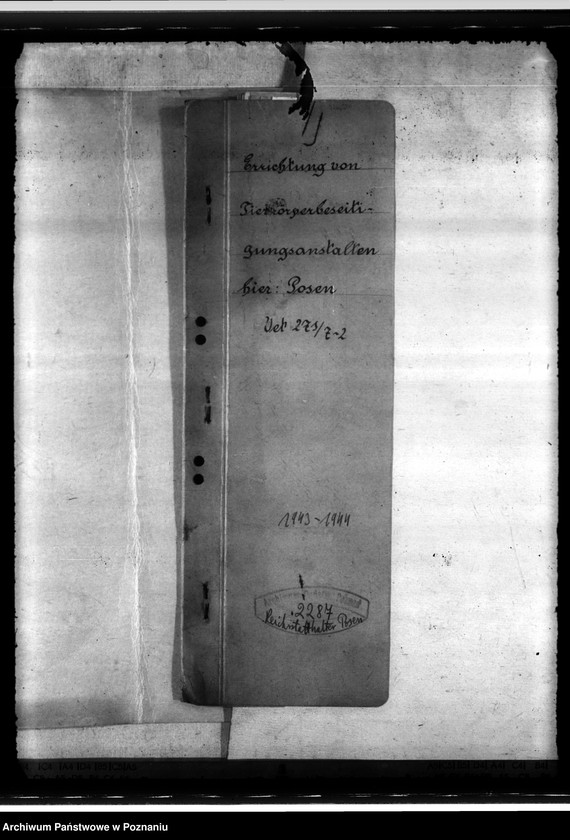 Obraz 4 z jednostki "Errichtung von Tierkörperbeseitigungsanstalten, hier: Posen"
