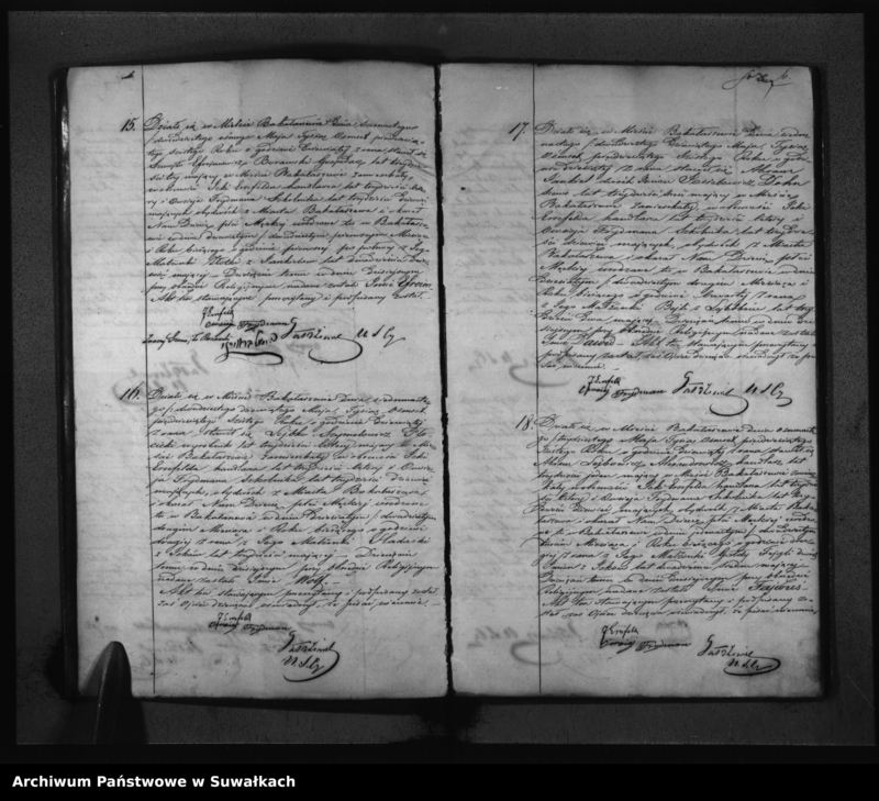image.from.unit.number "Duplikat Akt Urodzonych, Zaślubionych i Umarłych Urzędnika Stanu Cywilnego Wyznania Mojżeszowego Okręgu Bakałarzewskiego za rok 1856"