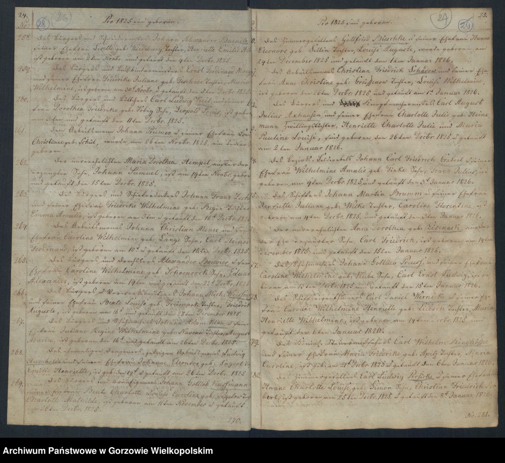 image.from.unit.number "Duplikate der Kirchenbücher der Hauptkirche zu Landsberg an der Warthe"