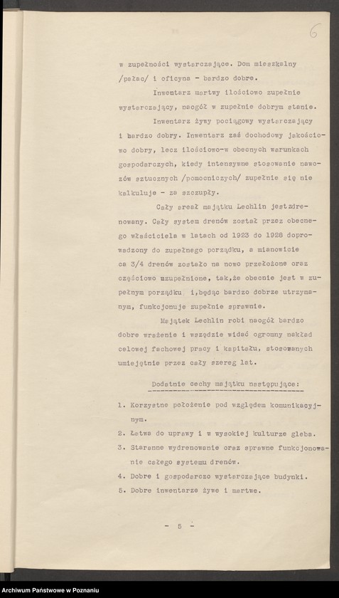 Obraz 10 z jednostki "Oszacowanie majątku Lechlin"