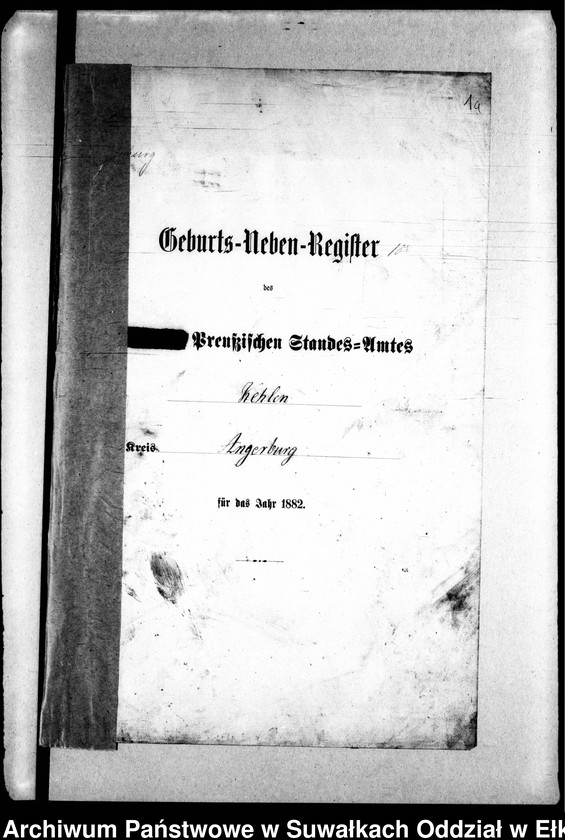 image.from.unit.number "Geburts-Neben-Register des Preussischen Standes-Amtes Kehlen Kreis Angerburg"