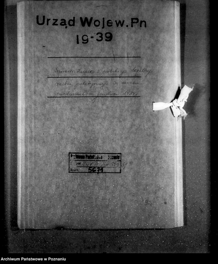 Obraz 4 z jednostki "Sprawozdania z polskiego legalnego ruchu politycznego za miesiące październik-grudzień 1934 r."