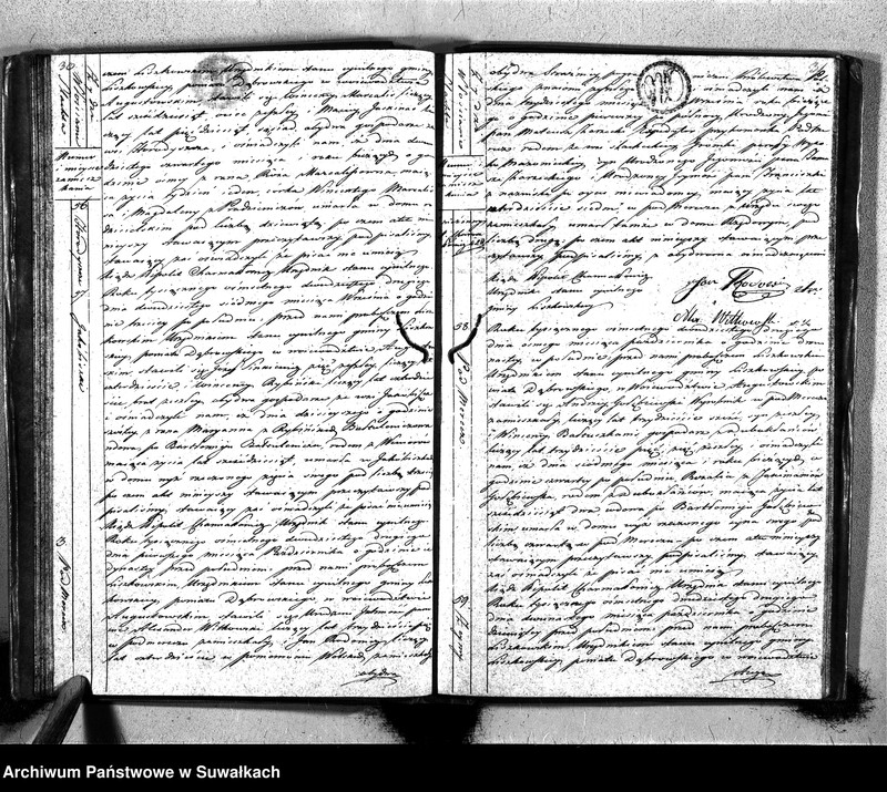 Obraz 18 z jednostki "Księga Aktów Zeyścia Urzędnika Stanu Cywilnego Gminy Liszkowskiey od 1- go stycznia 1822 roku"