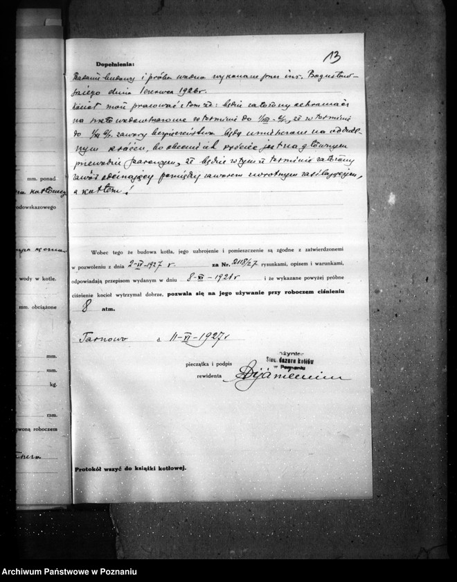 Obraz 18 z jednostki "Mleczarnia parowa własność. Leśniewicz we wsi Tarnowo pow. obornicki nr woj. 5553"