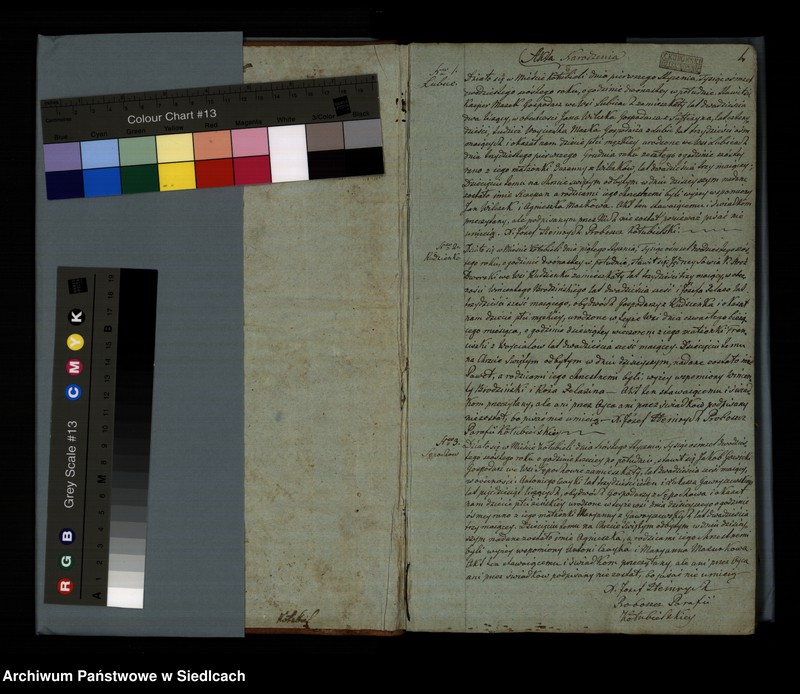 Obraz z jednostki "[Akta urodzeń, małżeństw, zgonów]"