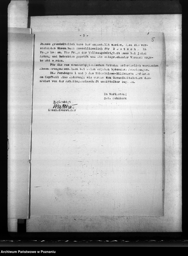 Obraz 9 z jednostki "Unterbringung der Gesundheitsämter. Ernährungsmängel. Schwesternstationen"