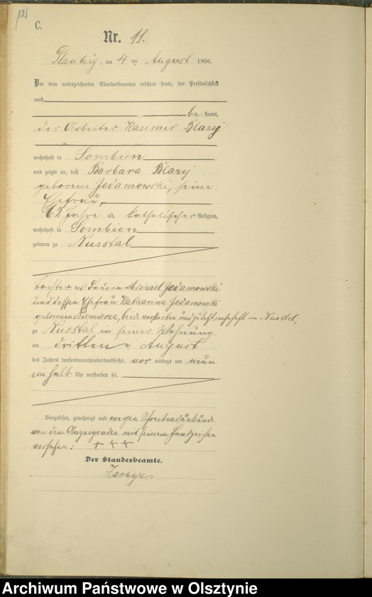 image.from.unit.number "Sterbe-Haupt-Register Nr 1 - 22"