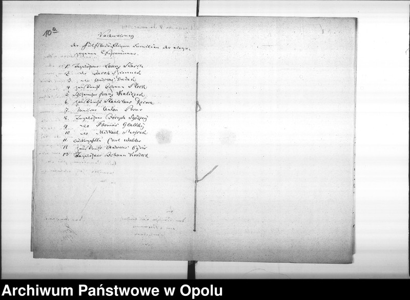 Obraz 12 z jednostki "Acta des Magistrats zu Oppeln betreffend: die Unterstützung der Familien eingezogener Landwehrmänner. de Anno 1848"