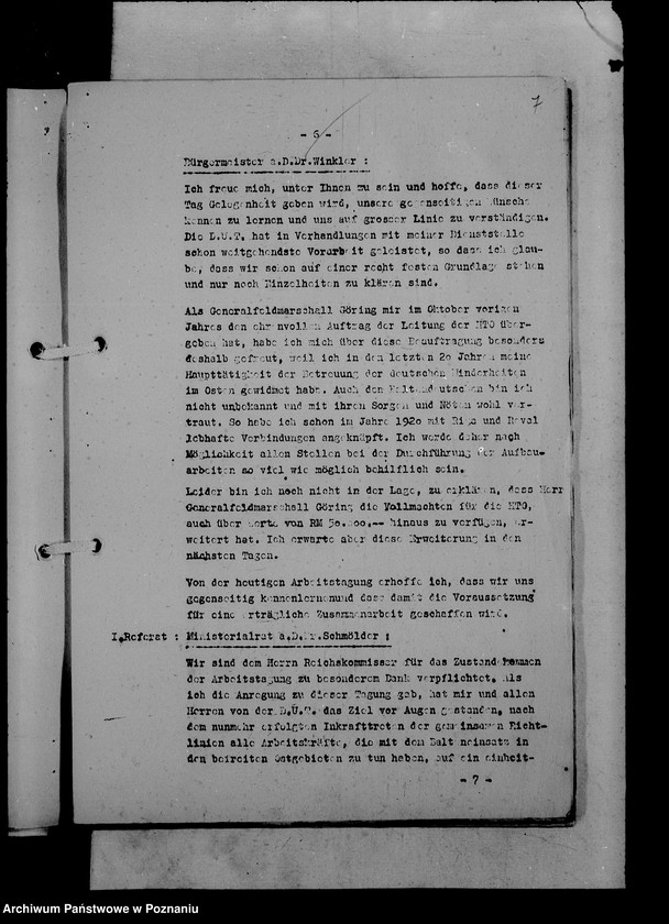 Obraz 11 z jednostki "Protokoły konferencji w sprawie umocnienia niemczyzny w Kraju Warty"