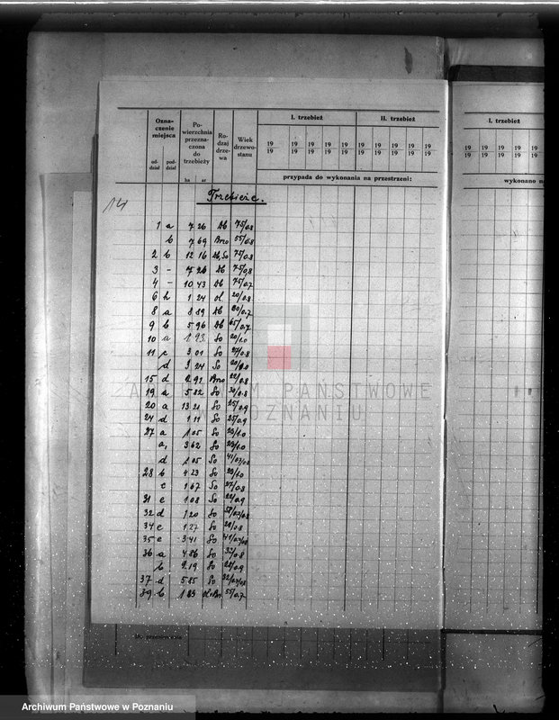 Obraz 18 z jednostki "Plan urządzenia gospodarstwa leśnego dla lasu ordynacji Kobylniki powiat szamotulski 1930-1940"