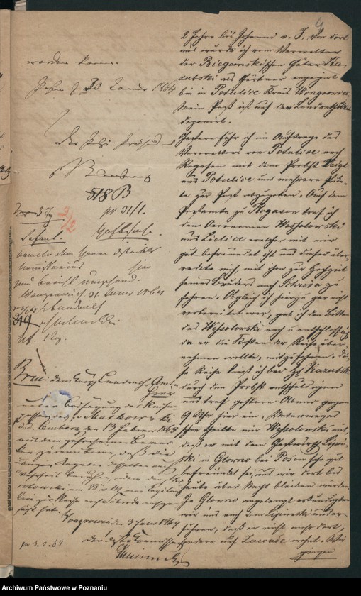 Obraz 8 z jednostki "A. betr. Johann von Małkowski und Fürst Stanislaus Dowmund Matusiewicz aus Wien"