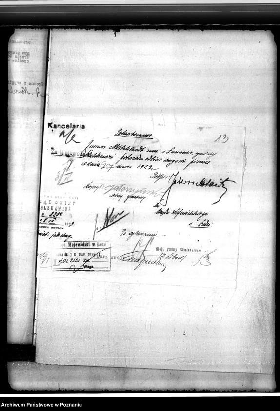 Obraz 17 z jednostki "Sprawa zatwierdzenia uzupełnienia planu gospodarstwa leśnego dla lasów Żerniki powiatu kaliskiego"