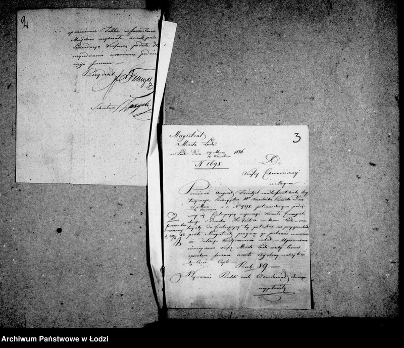 Obraz 7 z jednostki "Akta tyczące się poczynionych forszusów z kasy miasta Łodzi od roku 1846 po koniec roku"