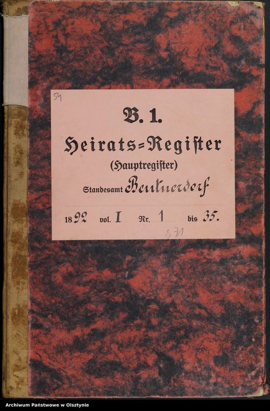 image.from.unit.number "Heiraths-Haupt-Register Nr 1 - 35"