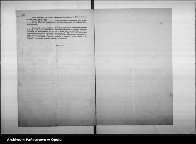 Obraz 18 z jednostki "Acta des Magistrats zu Oppeln betreffend den Schankwirthschaftsbetrieb im Hause No 8 Wilhelmstal durch Bosannek Vol: I"