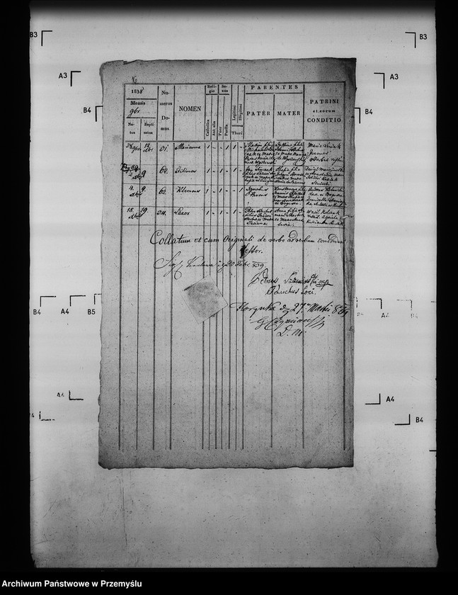 Obraz 19 z jednostki "[Kopie ksiąg metrykalnych parafii Królowa Ruska z filią Bogusza (dekanat Grybów)]"