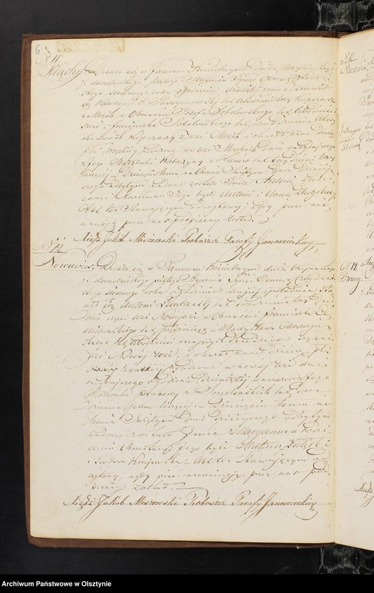 image.from.unit.number "Duplicat Akt Urodzenia Zaślubienia i Zeyścia Urzędnika Stanu Cywilnego Parafij Janowie[ckie]y za Rok 1847"