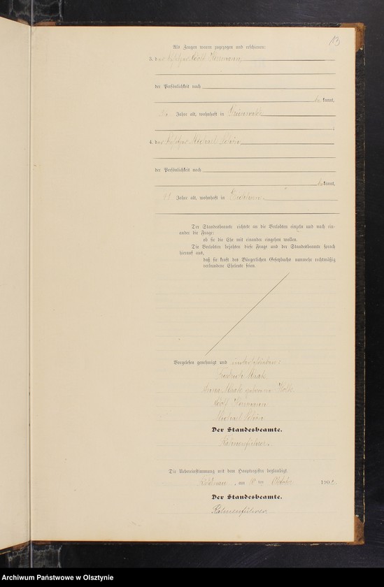 Obraz 15 z jednostki "Heiraths-Neben-Register Nr 1 - 14"