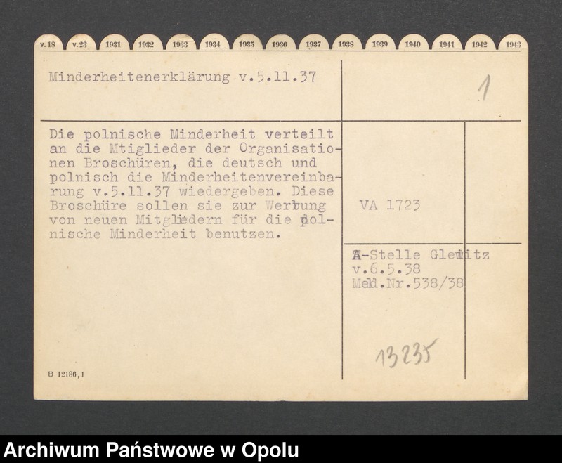 Obraz 3 z jednostki "Minderheitenvereinbarung von 5.11.37"