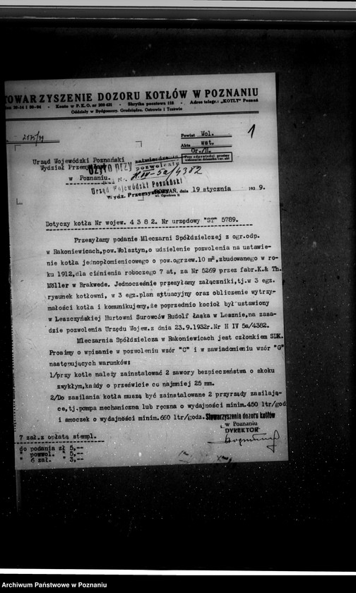 Obraz 5 z jednostki "Mleczarnia Spółdzielcza Rakoniewice, pow. leszczyński"