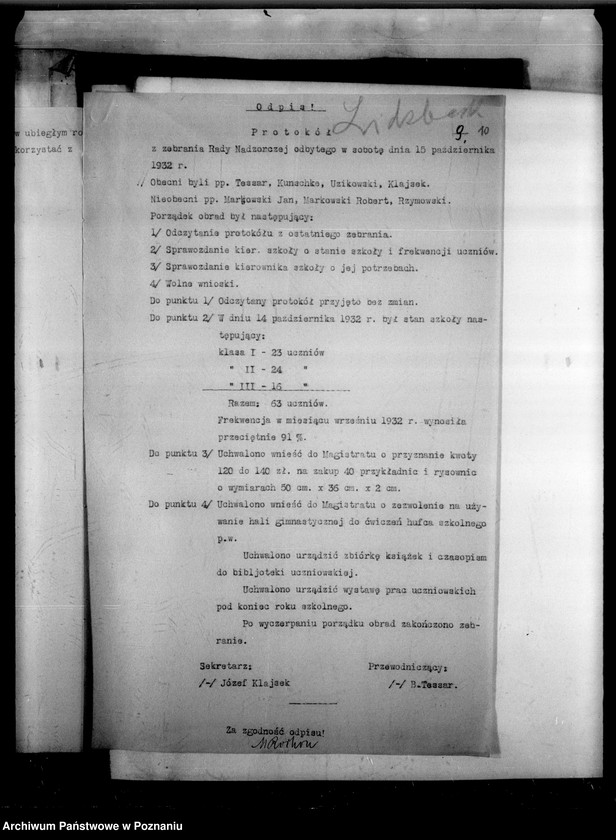 Obraz 13 z jednostki "Szkolnictwo dokształcające"