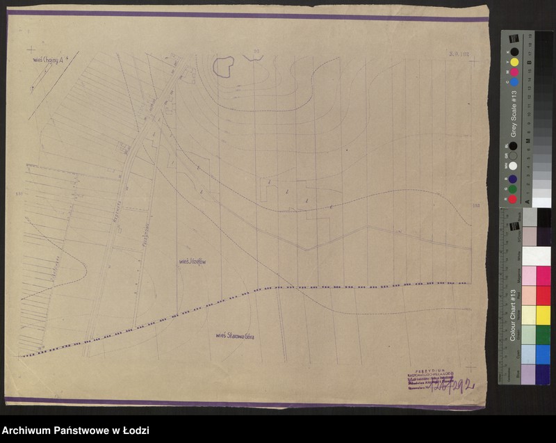 Obraz 1 z jednostki "Plan miasta Łodzi. Sekcja SO 102"