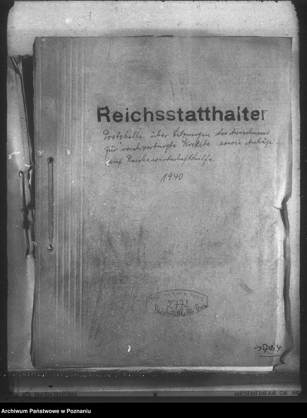 Obraz 4 z jednostki "Protokolle über Sitzungen des Ausschusses für reichsverbürgte Kredite, sowie Anträge auf Reichswirtschaftshilfe"