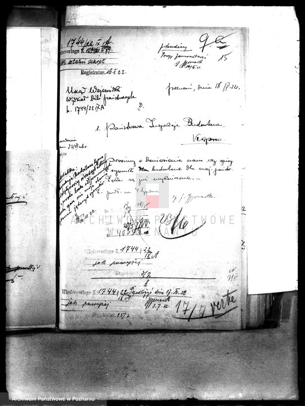 Obraz 19 z jednostki "Sprawy budowlane domeny Łęka"