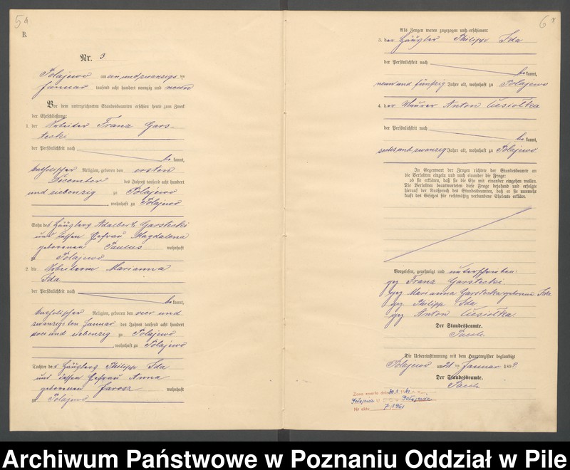 Obraz 6 z jednostki "Księga małżeństw"