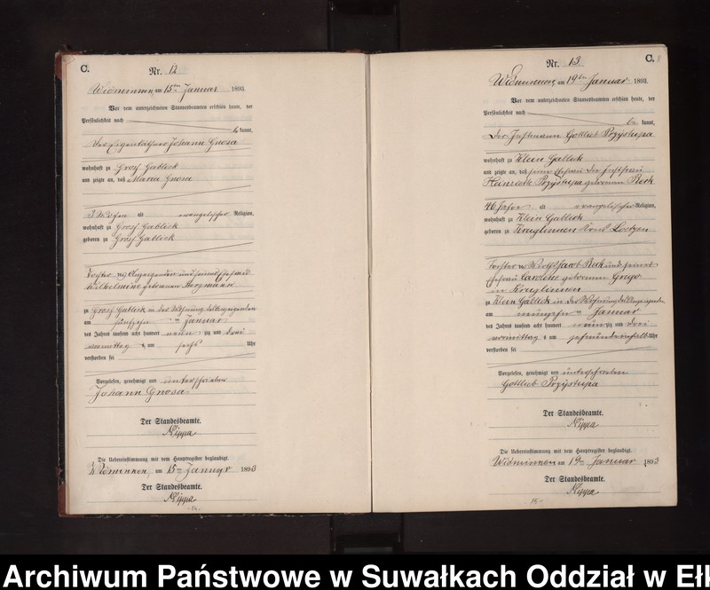image.from.unit.number "Sterbe-Neben-Register des Preussischen Standes-Amtes Widminnen Kreis Loetzen"