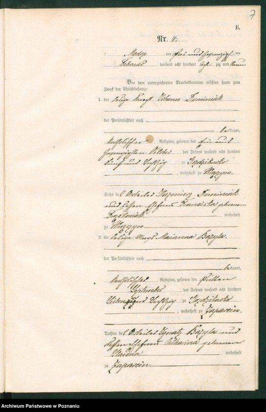 image.from.unit.number "Księga małżeństw"